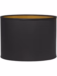 Sara Lampskärm Svart/Guld 25cm