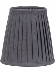 Cia Toppringskärm Plissé Grey 20cm