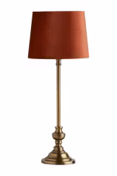 Andrea Lampfot Antikmässing 58cm