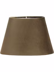 Oval Sammet Brun 20cm