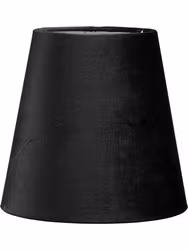 Cia Toppringskärm Sammet Svart 20cm