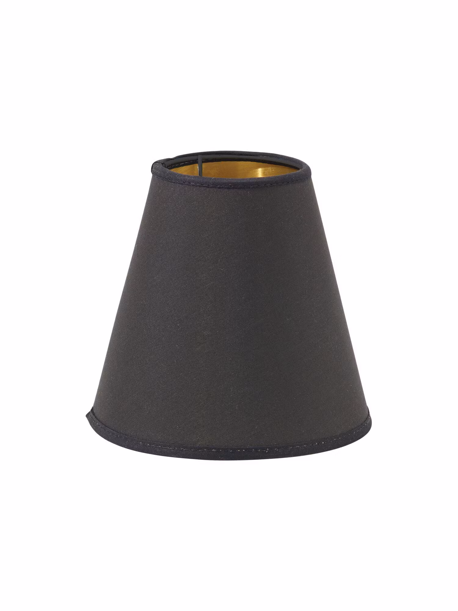 Toppringskärm E14 Svart/Guld 14cm
