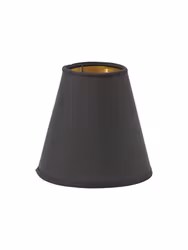 Toppringskärm E14 Svart/Guld 14cm