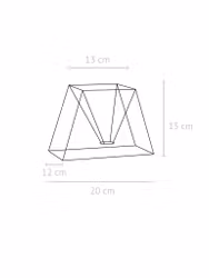 Scala Lampskärm Lin Grå 20cm