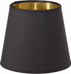 Mia Lampskärm Svart/Guld 17cm