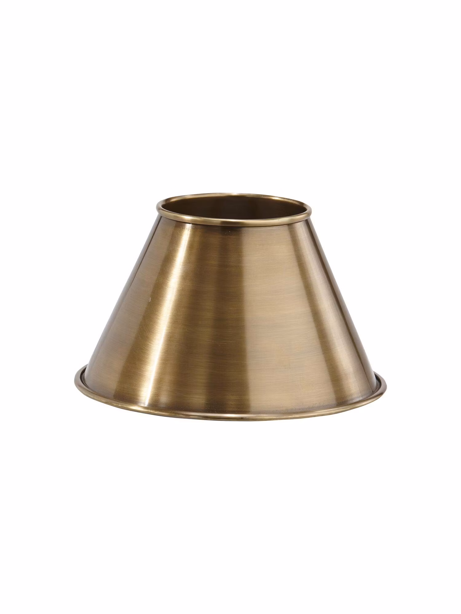 Classic Metallskärm Antikmässing 22cm