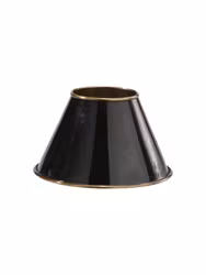 Classic Metallskärm Svart/Antikmäss 22cm