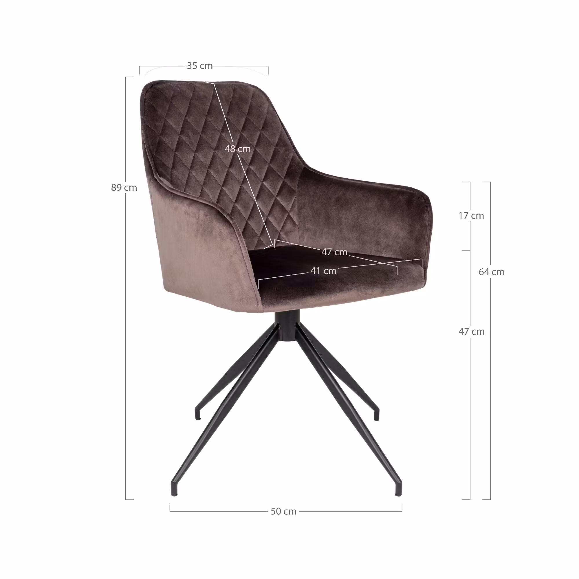 Harbo Dining Chair with swivel