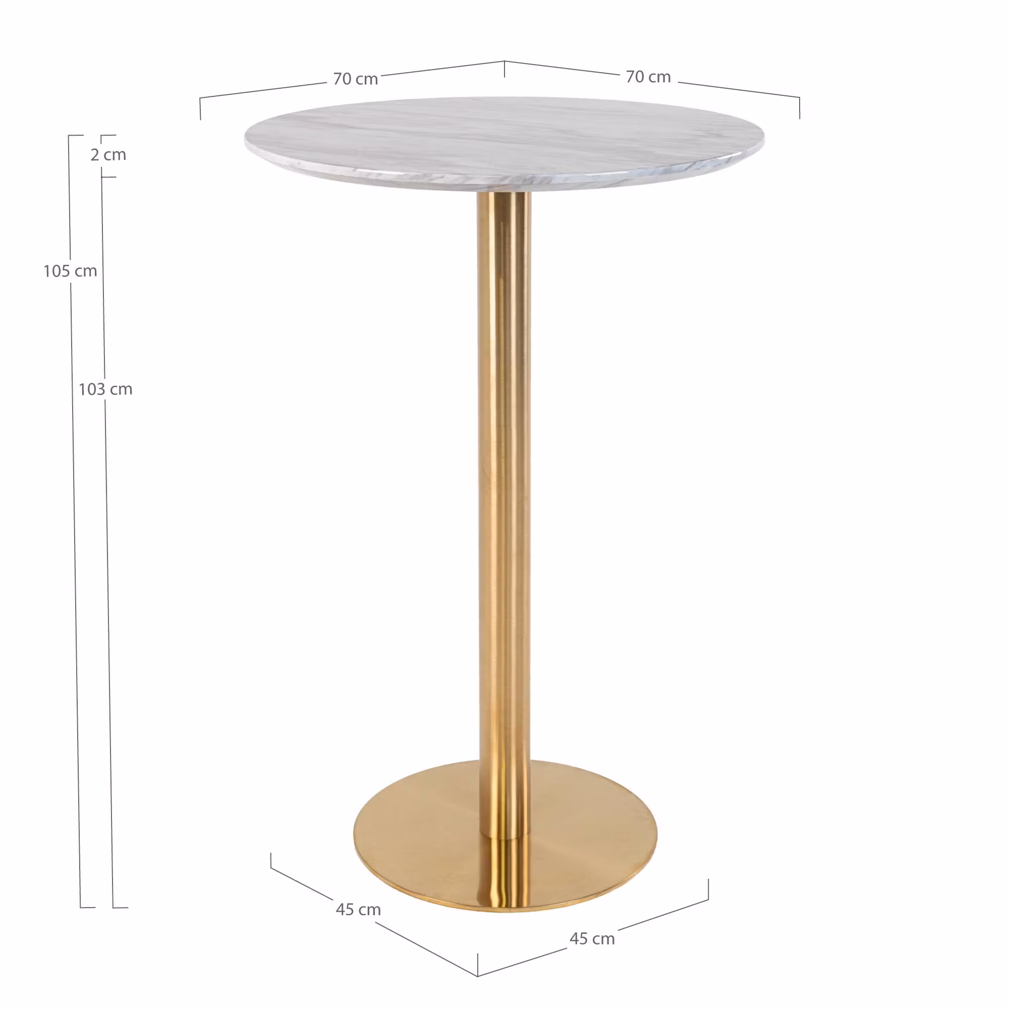 Bolzano Bar Table