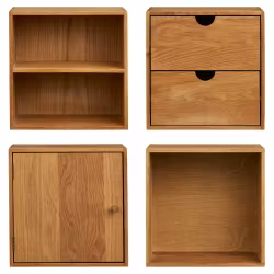 Townsville Wall Shelves, set of 4