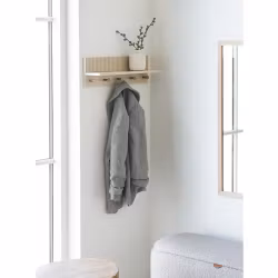 Rocca Wall Shelf with hooks