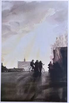 Poster. Vi möts vid Kyrkan