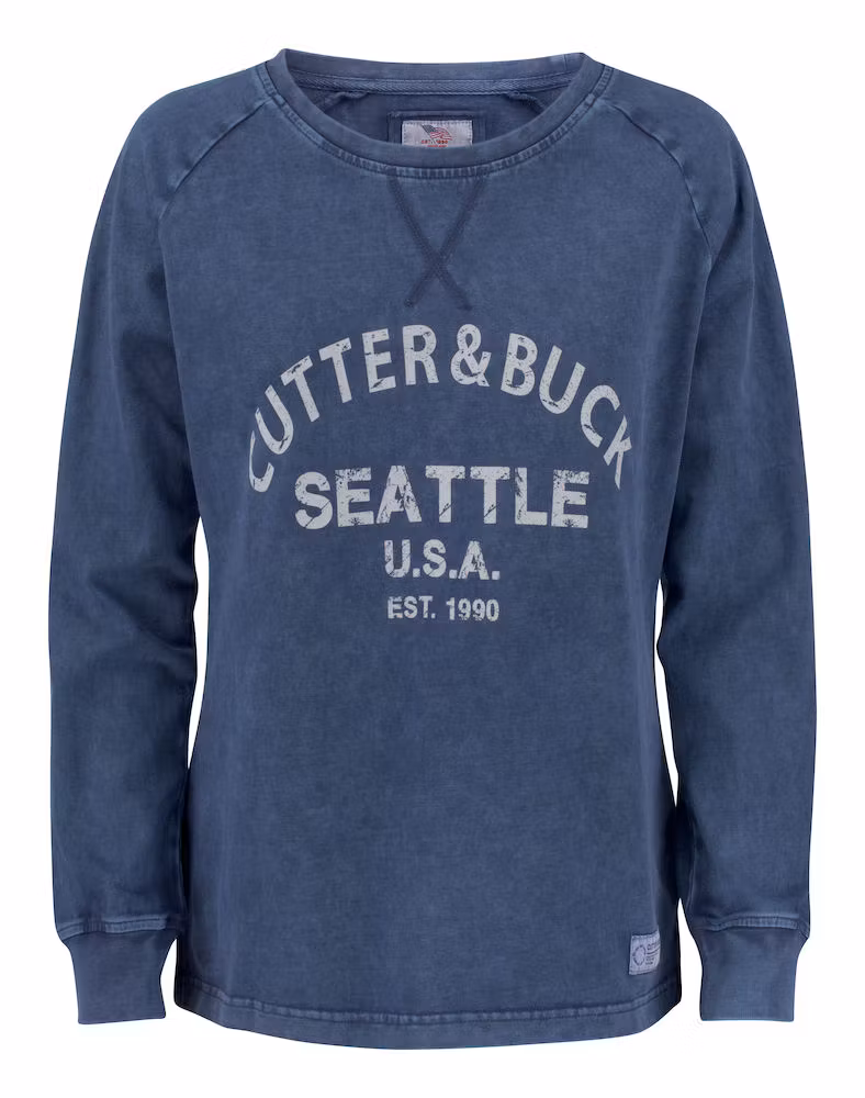 Cutter & Buck Thorp denim crew