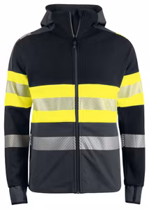 ProJob Hoodie med zip EN ISO 20471 Klass 1