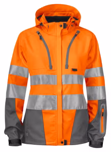 ProJob Softshelljacka dam EN ISO 20471 Klass 3/2