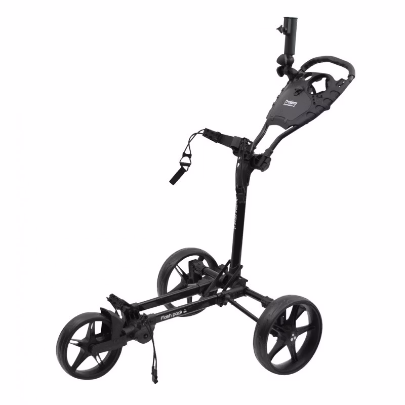 Trolem Flash Pack manuell golfvagn - Svart