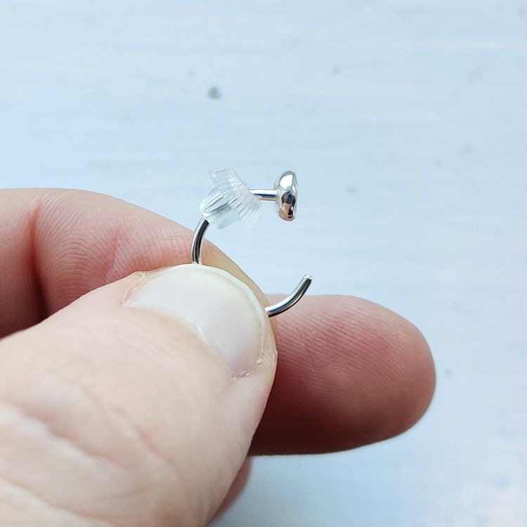 18K Gold Mini Huggies Earrings Recycled Gold