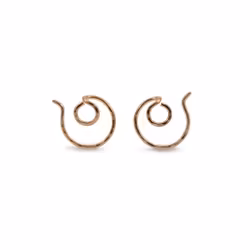 18k Ear Jacket cirkel klein - oorbellen in gerecycled goud
