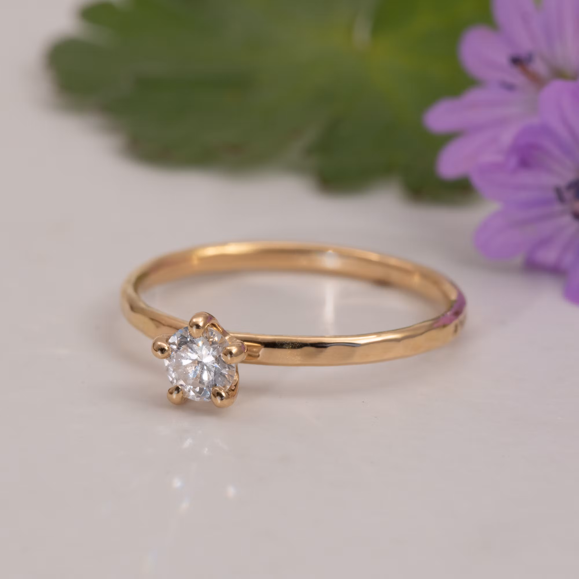 Frida Solitair Engagement ring 0,24 lab-grown diamond