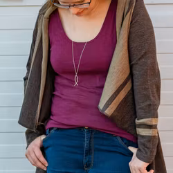 Necklace Ichthus Fish Recycled Silver