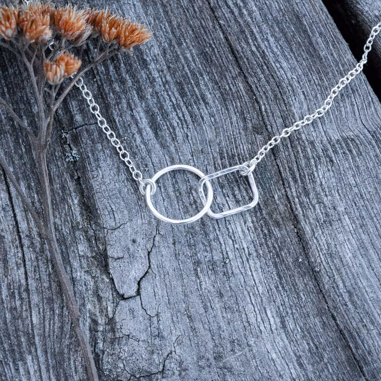 Second Hand - Birch Necklace Recycled Sterling Silver