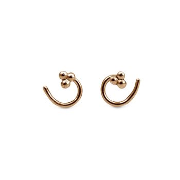 18K Lingon Comfort Oorbel Gerecycled Goud