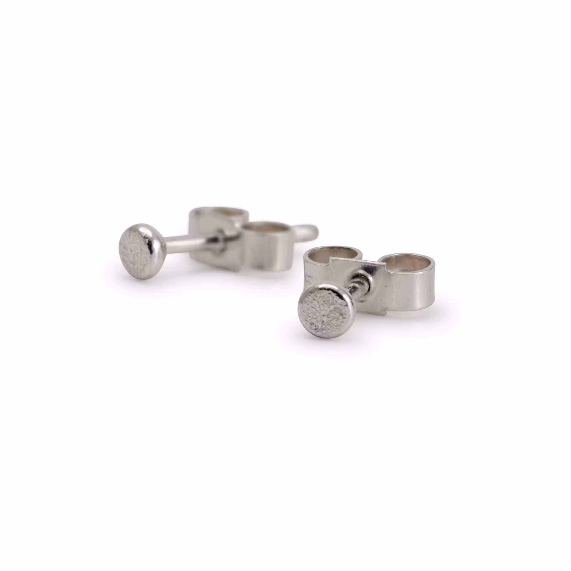 Second Hand Asphalt – Earrings Recycled Silver