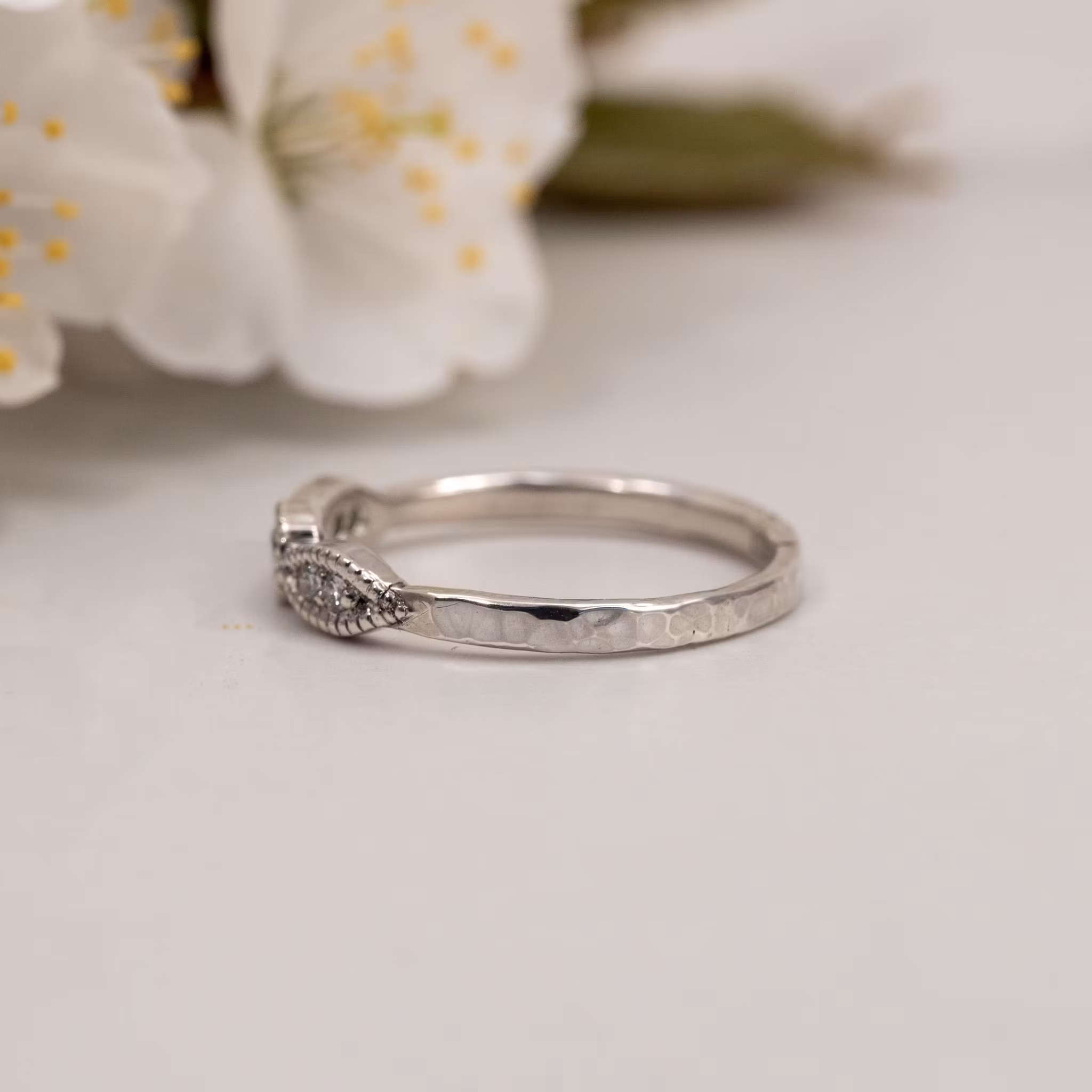 Kerstin Diamond Ring Recycled Sterling Silver