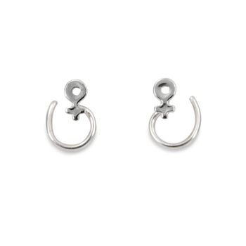 Mini-Venus - Comfort Oorbellen Gerecycled Sterling Zilver