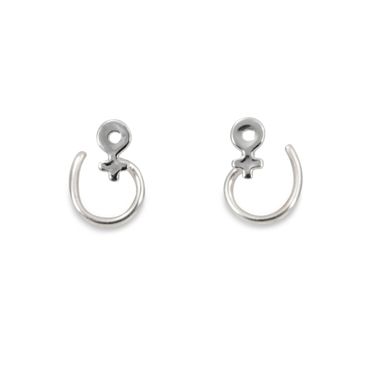 Mini-Venus - Comfort Earrings Recycled Sterling Silver