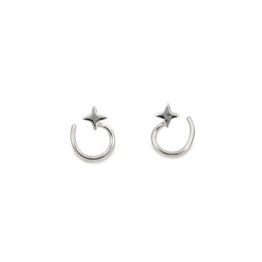 Micro Star - Comfort Earrings Recycled Sterling Silver