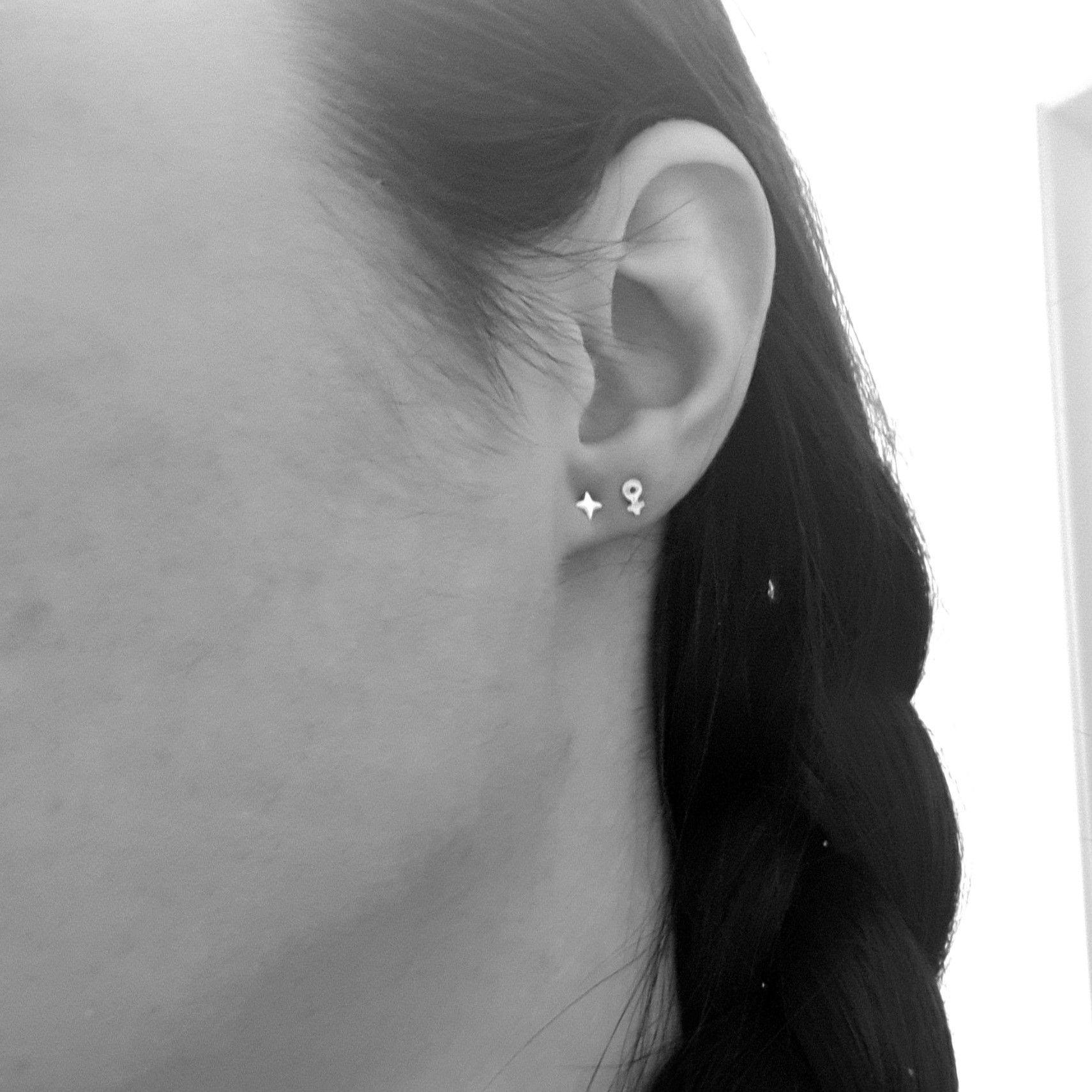 Mini-Venus - Comfort Earrings Recycled Sterling Silver