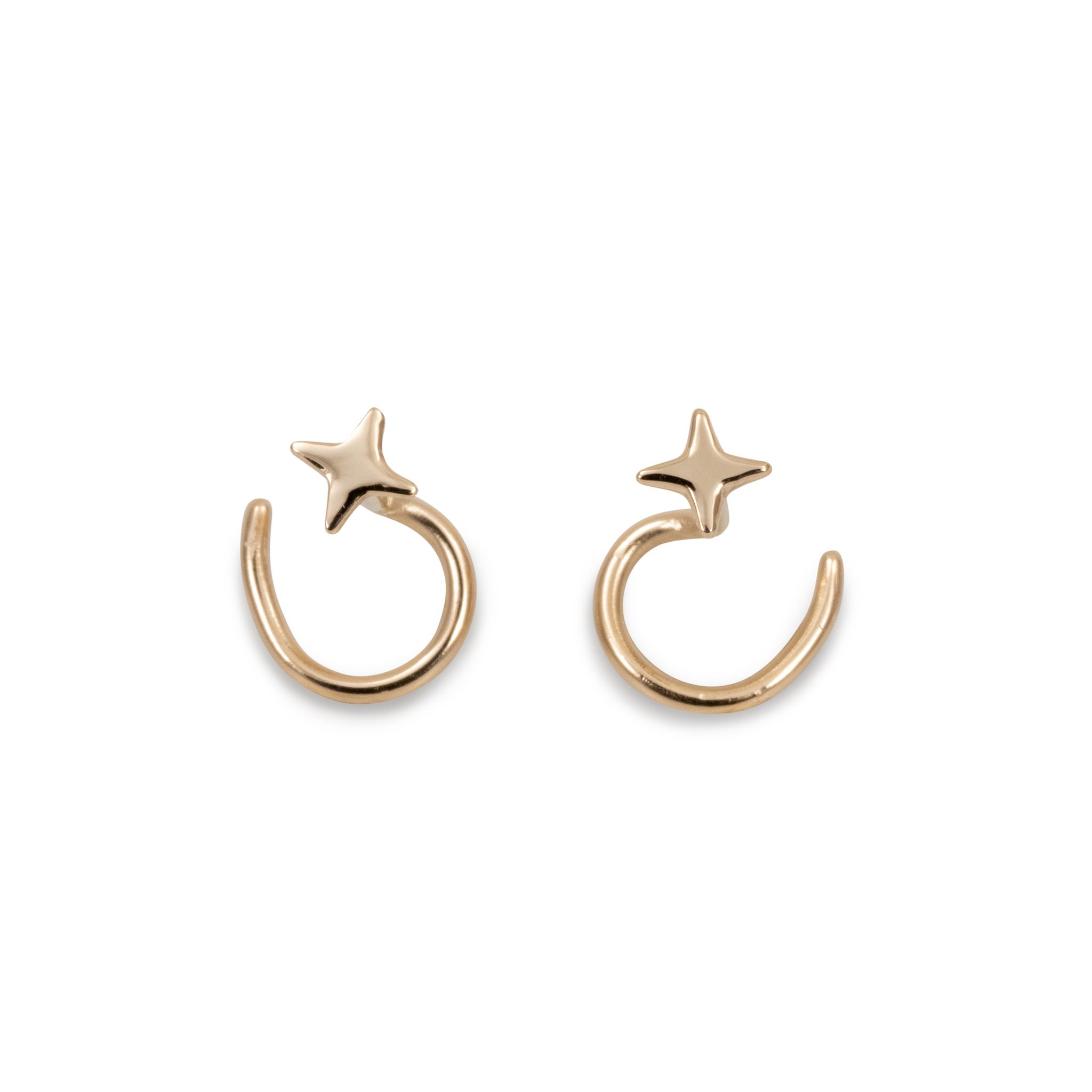 18K Micro Star - Comfort Earrings Recycled Gold