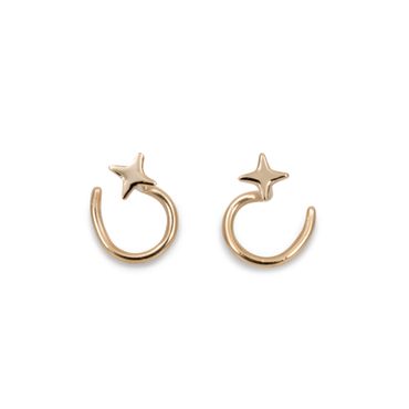 18K Micro Star - Comfort Earrings Recycled Gold