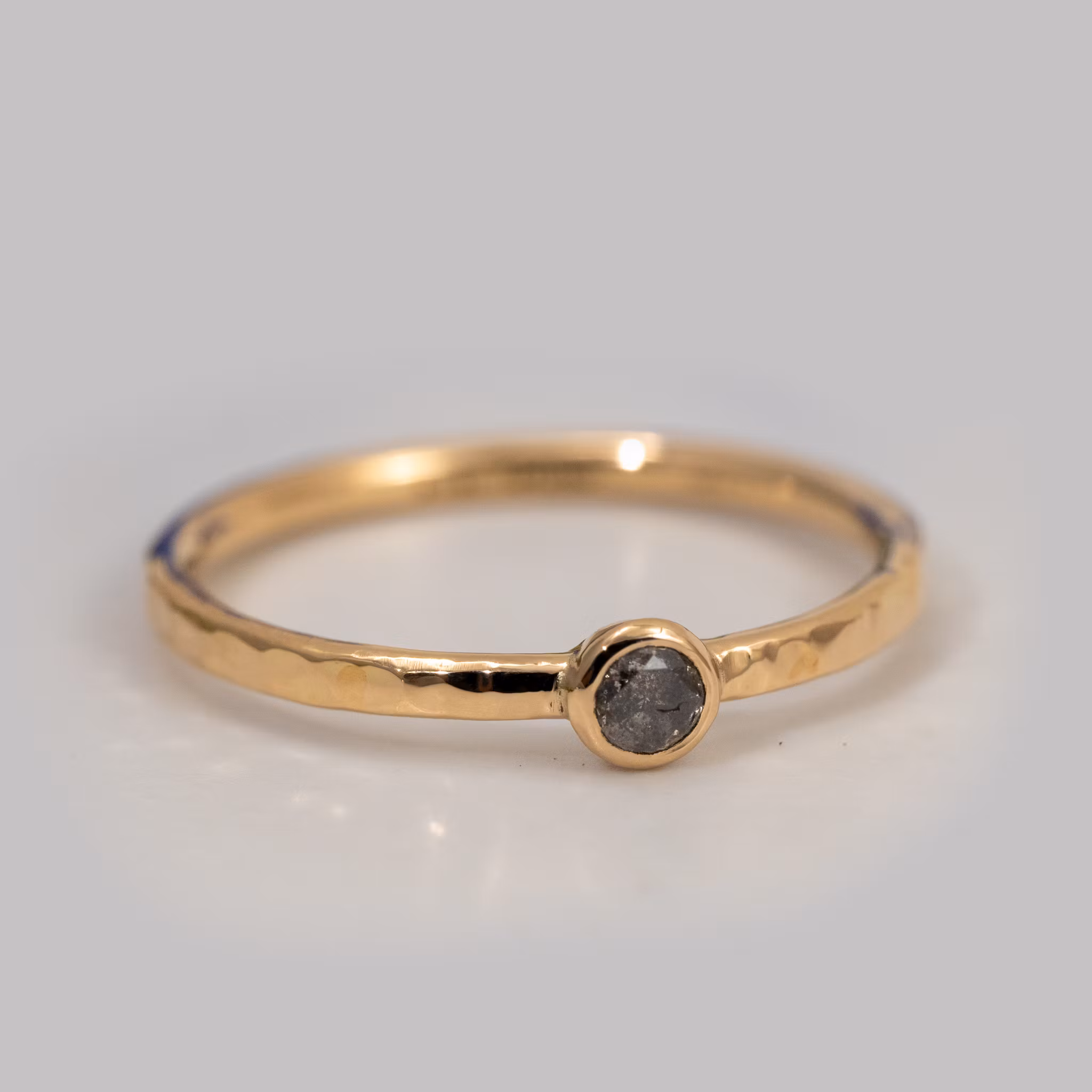 Greta Salt and Pepper Diamond 18K Recycled Gold