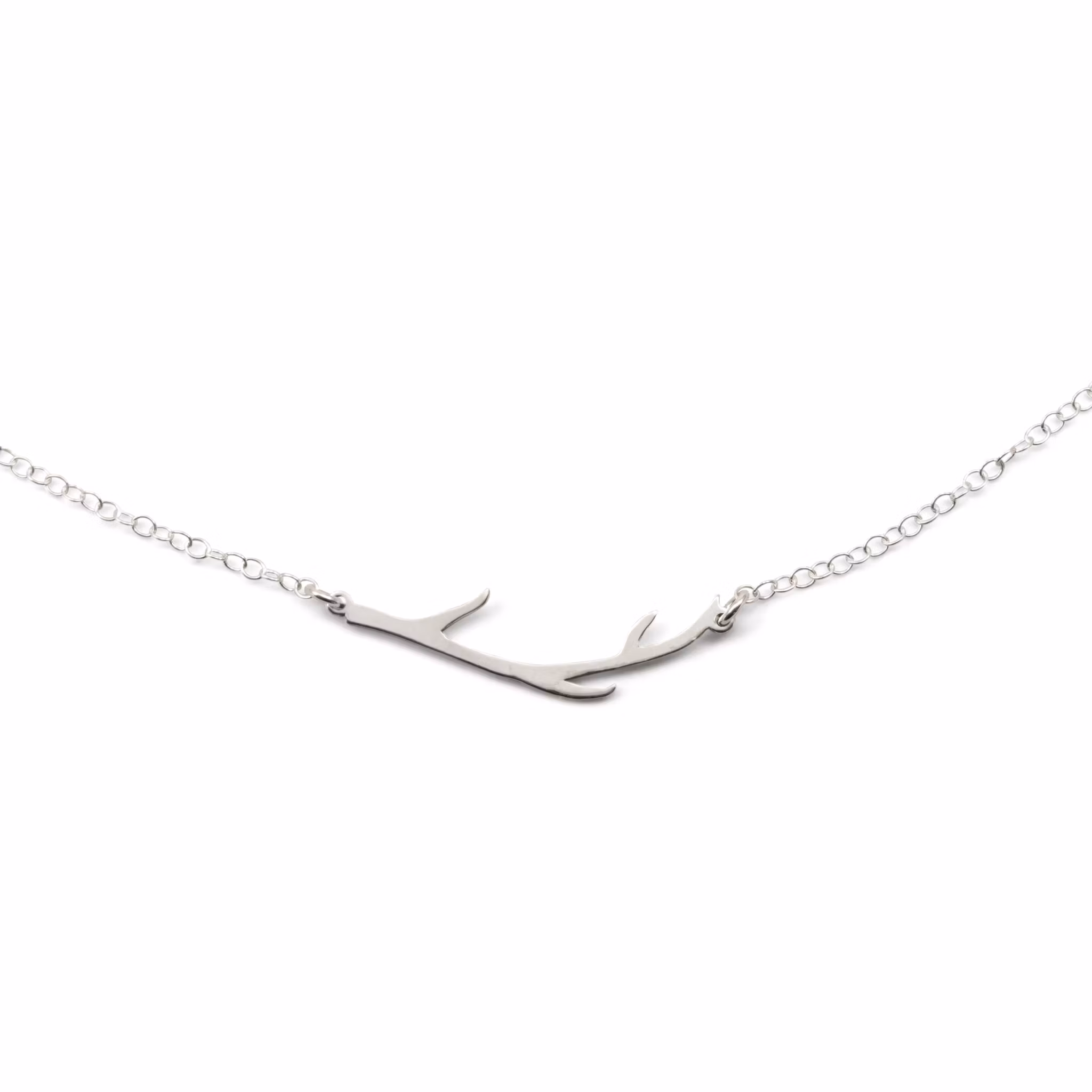 Antler – Necklace Recycled Sterling Silver