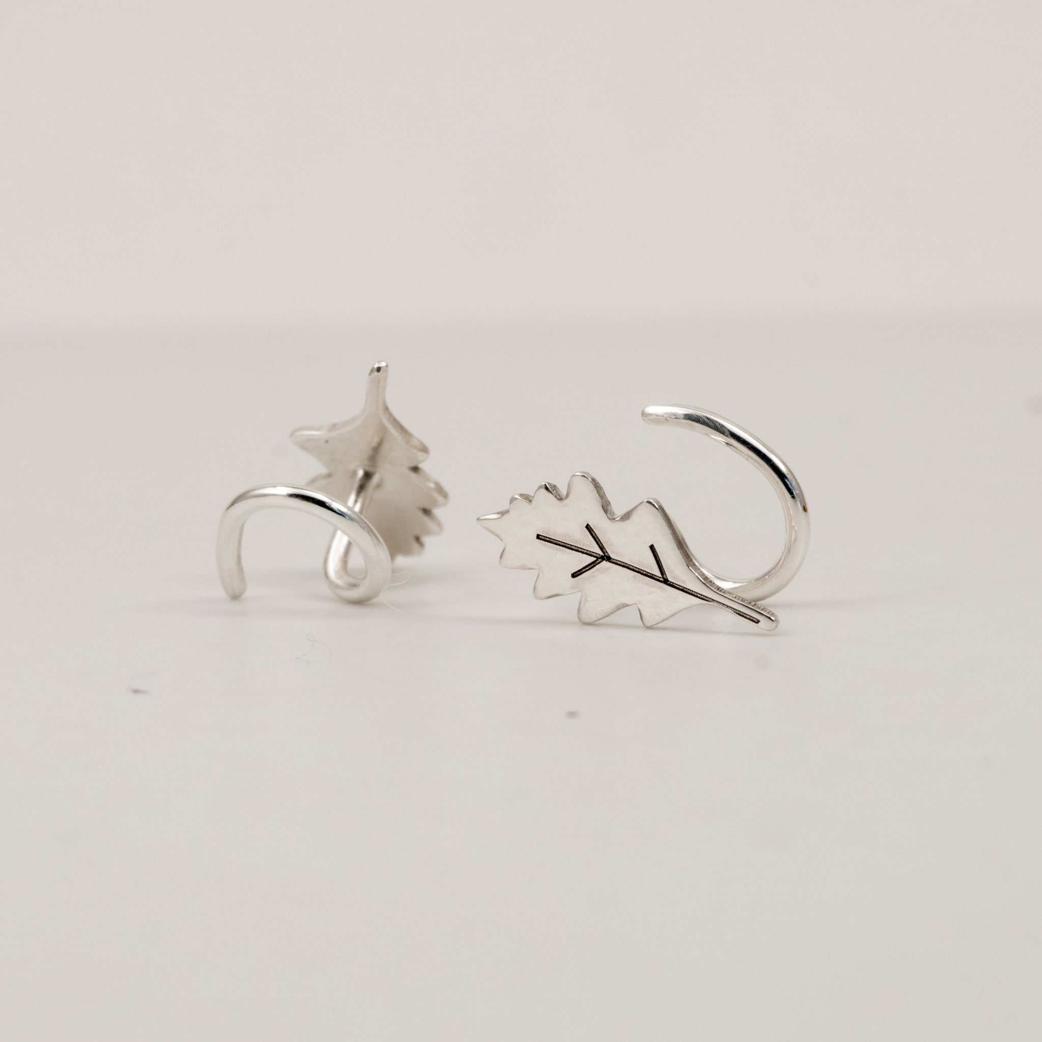 Oak Comfort - Earrings in Recycled Sterling Silver