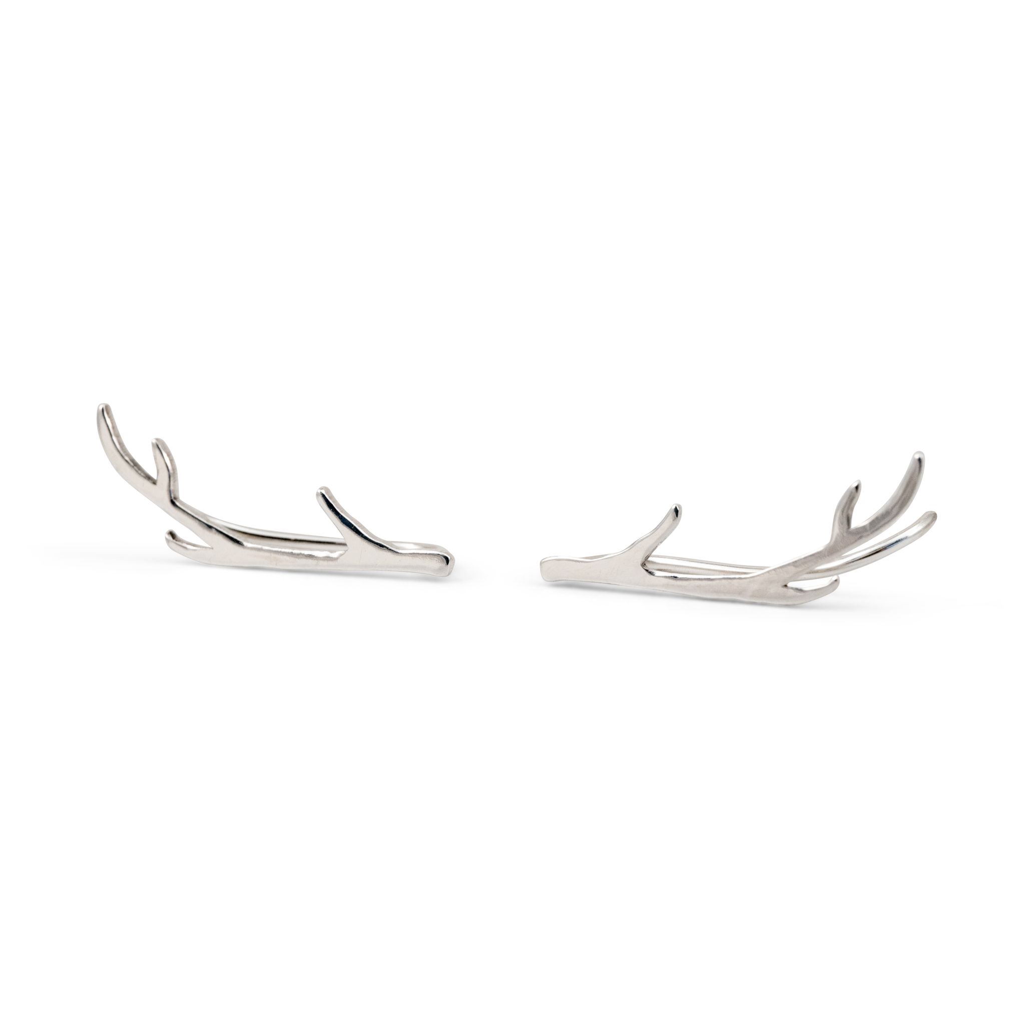 Antler Climber – Oorbellen Gerecycled Sterling Zilver
