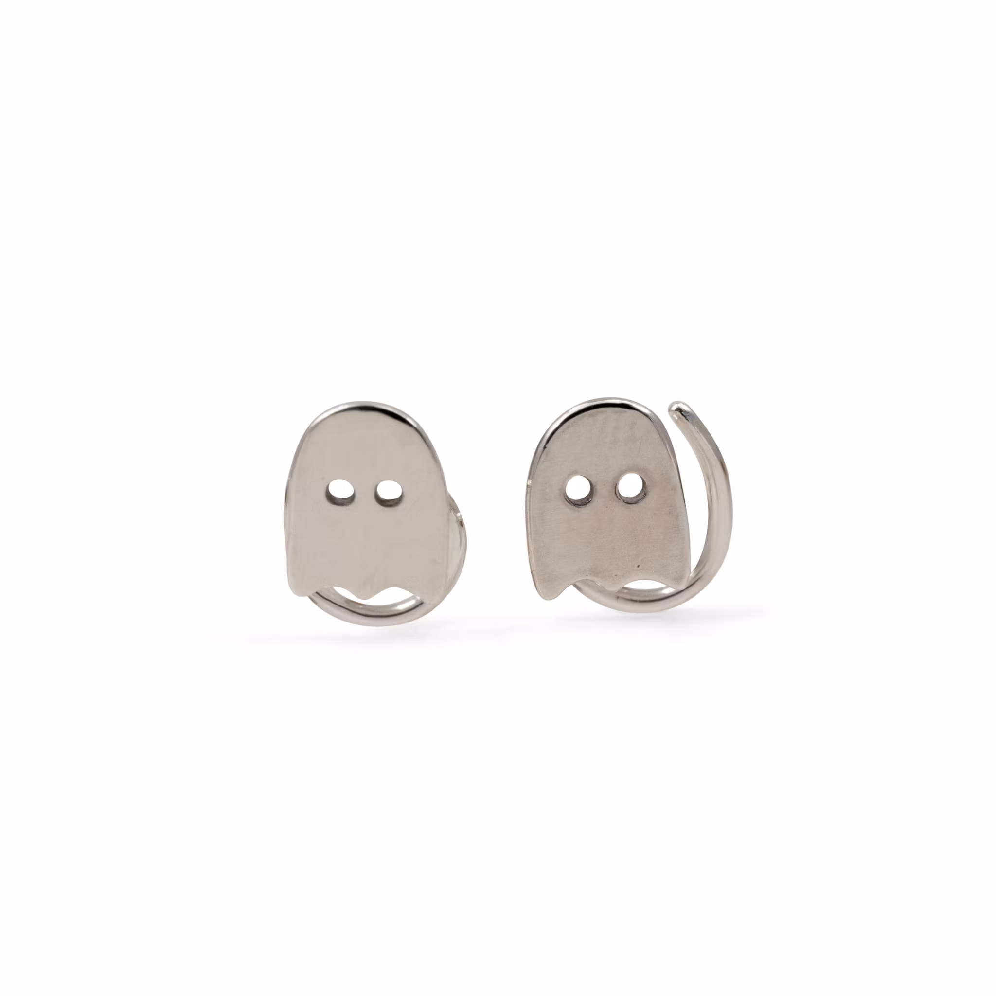 Ghost Comfort - Halloween Earring Recycled Sterling Silver