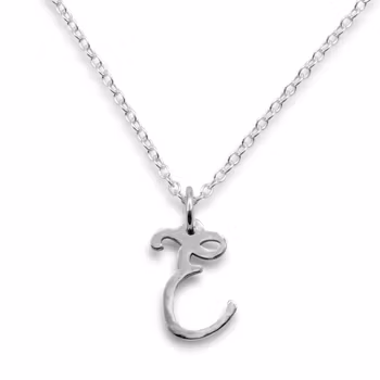 Cursive - Pendant Recycled Sterling Silver