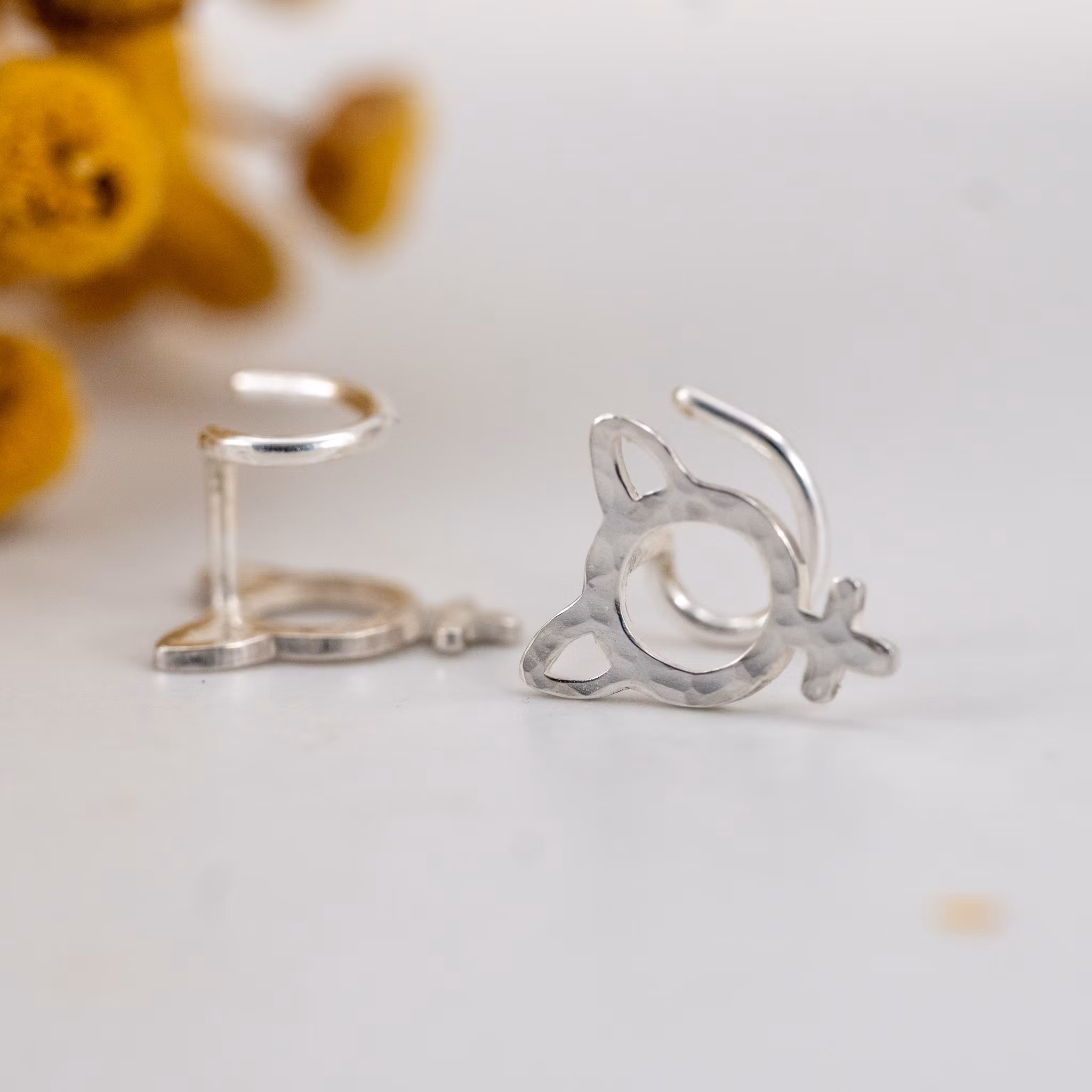 Cat Lady Comfort - Oorbellen Gerecycled Zilver