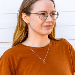 Cat Lady - Pendant Necklace Recycled Silver