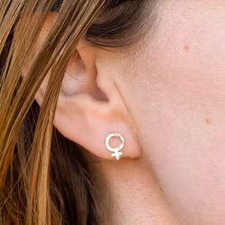 Venus Comfort - Oorbellen in gerecycled zilver