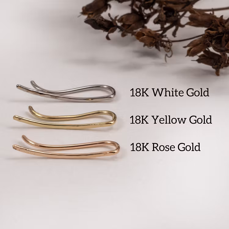 18K Mini Hoops gerecycled goud