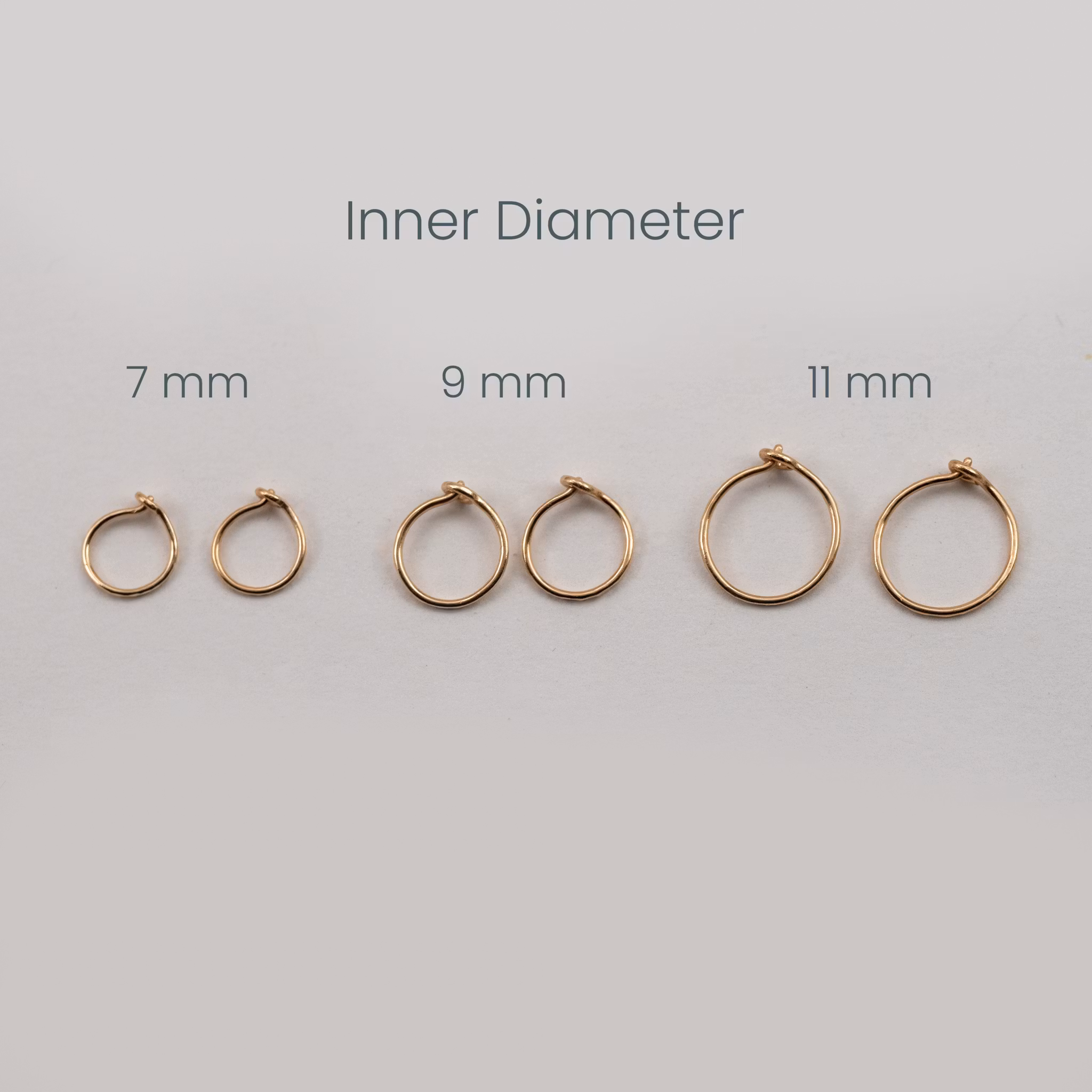 Mini Hoops Recycled Silver