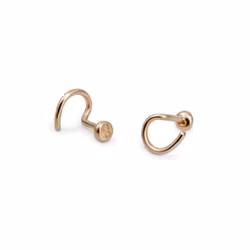 18K Asfalt Comfort- Oorbellen in gerecycled zilver