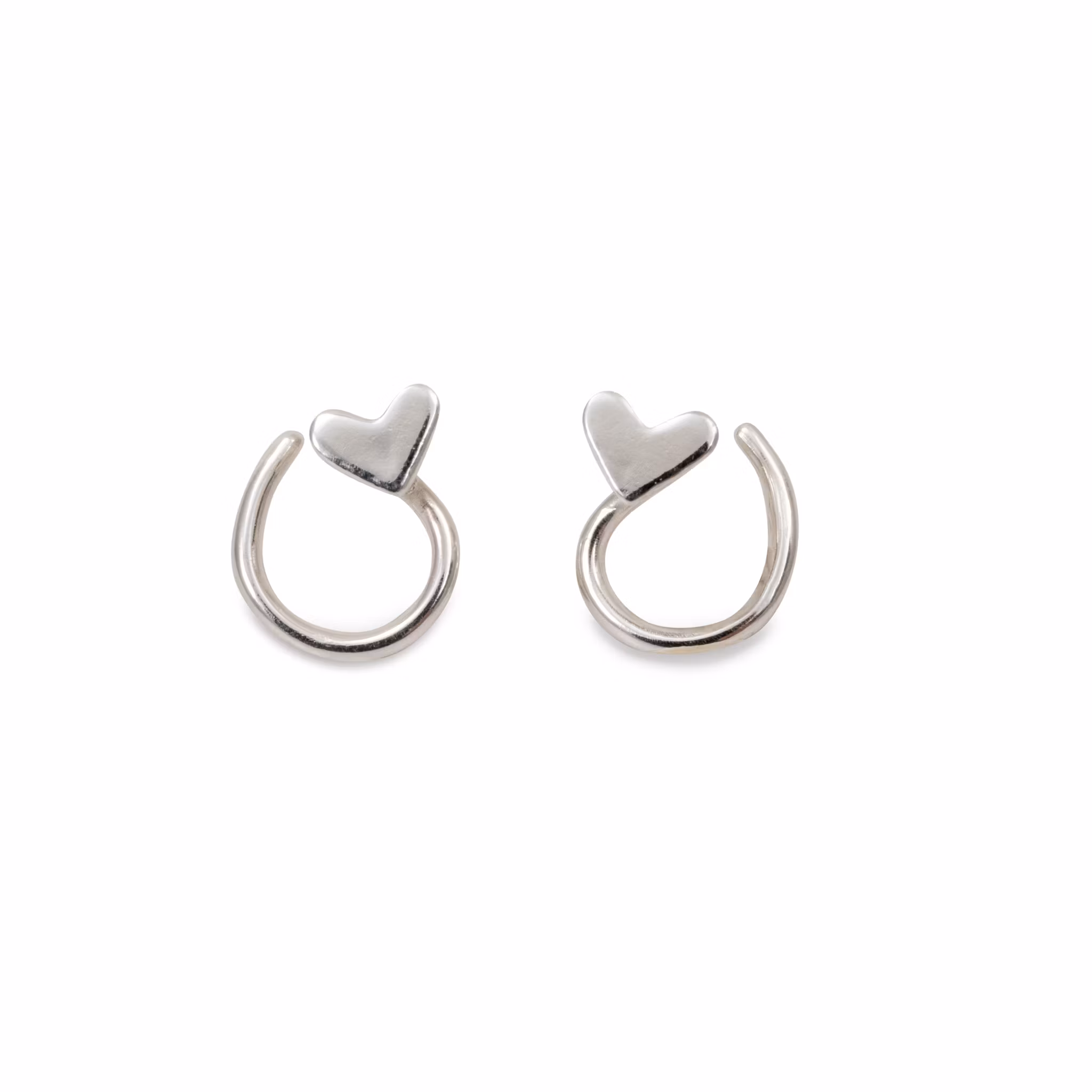 Micro Hearts - Comfort Earrings in Recycled Silver