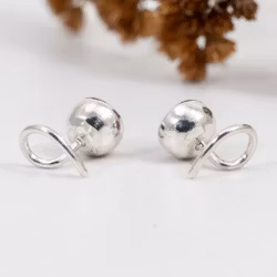 Topaz Comfort Earrings Recycled Silver