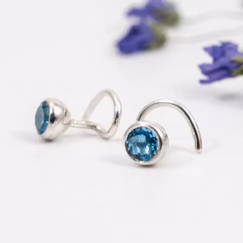 Topaz Comfort Earrings Recycled Silver