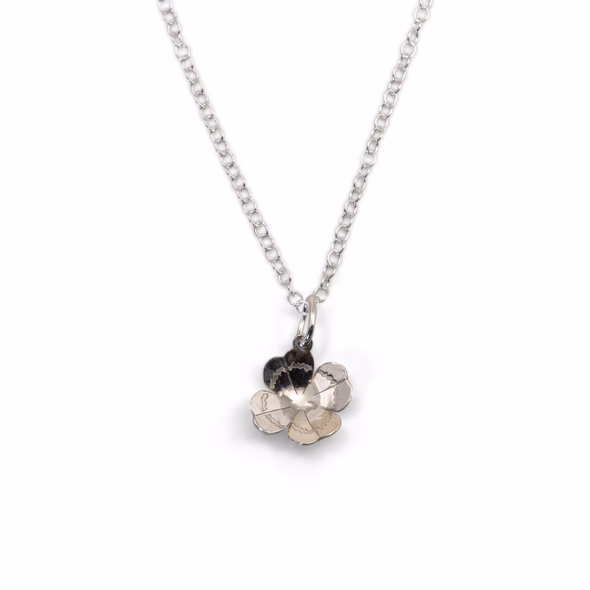 Four-Leaf Clover - Pendant Recycled Silver
